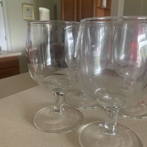 Four Large Margarita Glasses
